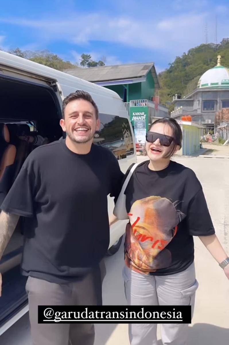 potret Nathalie Holscher dan Ladislao liburan bareng di Lampung (Instagram.com/nathalieholscher)