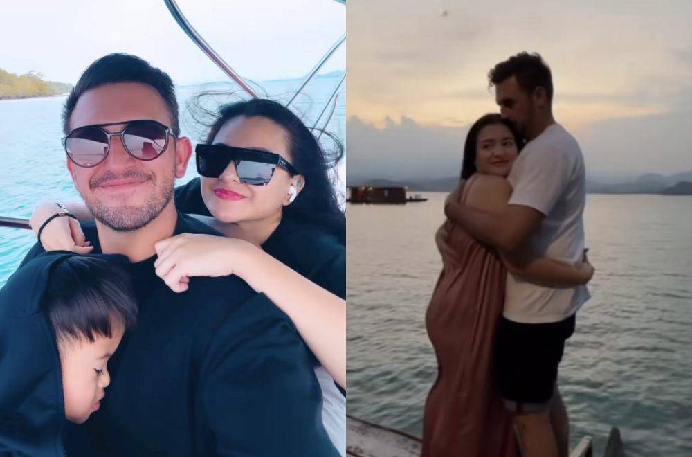 potret Nathalie Holscher dan Ladislao liburan bareng di Lampung (Instagram.com/nathalieholscher)