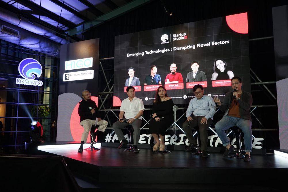Sesi Talkshow Startup Studio Indonesia. (dok. Humas Kominfo)