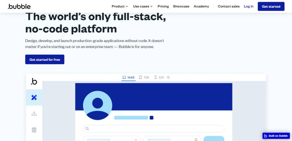 Website Bubble.io (bubble.io)