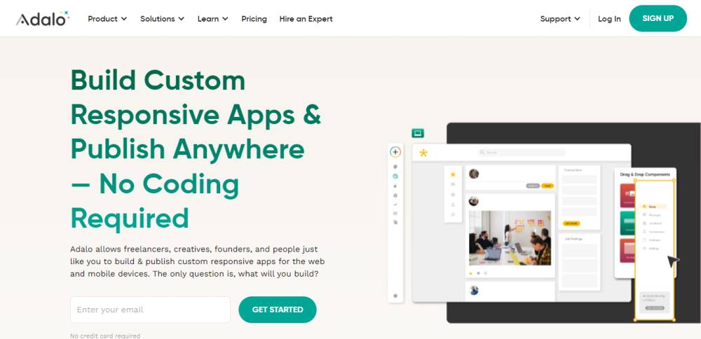 Website Adalo (adalo.com)