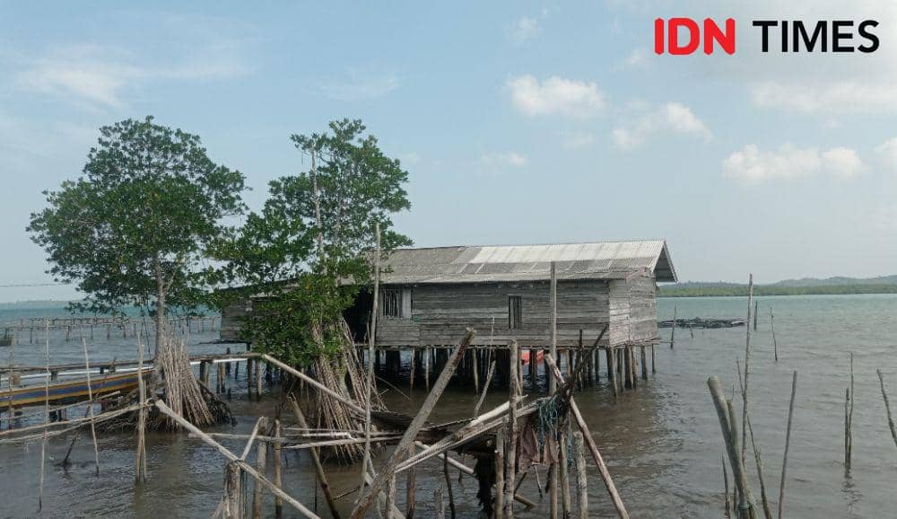Pemukiman masyarakat pesisir di pulau-pulau kecil Provinsi Kepulauan Riau (IDN Times / Putra Gema Pamungkas)