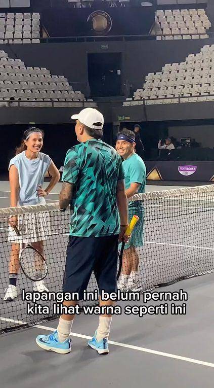 potret Judika dan Duma jajal lapangan sebelum tanding The Juara (instagram.com/jebreeetmedia)