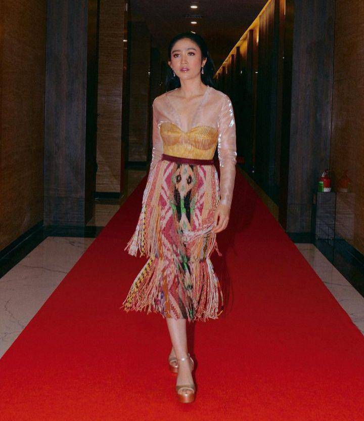 Outfit pink Febby Rastanty (Instagram.com/febbyrastanty)