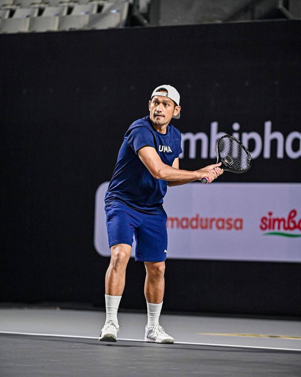 potret Ibnu Jamil dan Ririn Ekawati jajal lapangan sebelum tanding The Juara (instagram.com/jebreeetmedia)