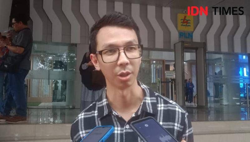 Asisten Manager Komunikasi PLN Sulselrabar, Franklin, Rabu (29/11/2023). IDN Times/Dahrul Amri Lobubun