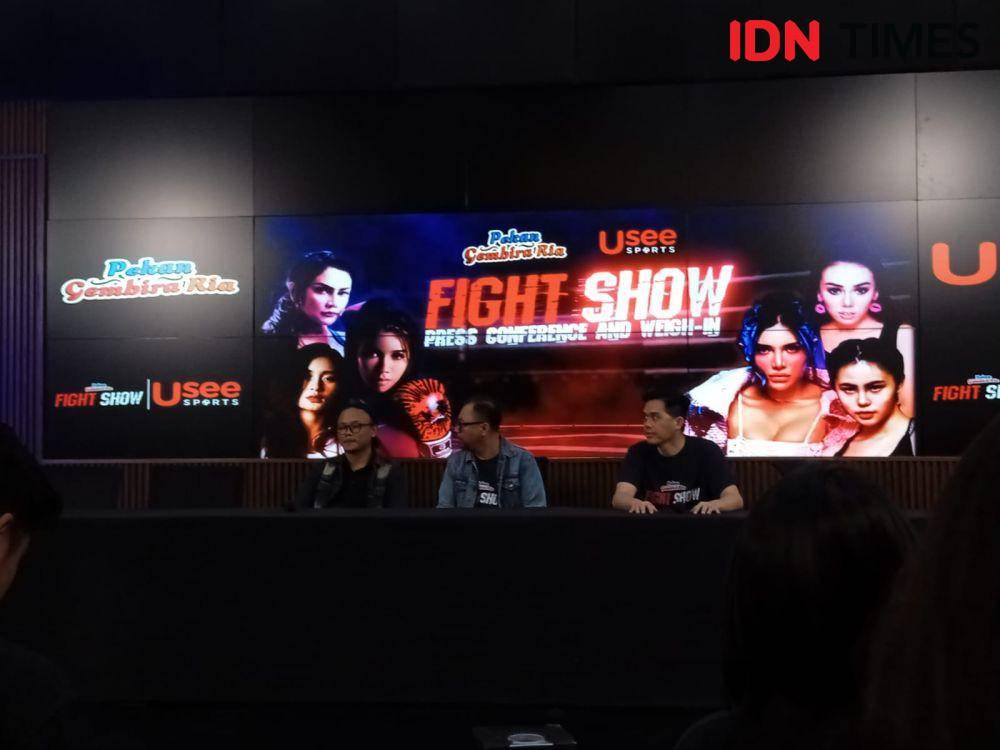 Sesi jumpa pers Fight Show PGR di Jakarta. (IDN Times/Sandy Firdaus)