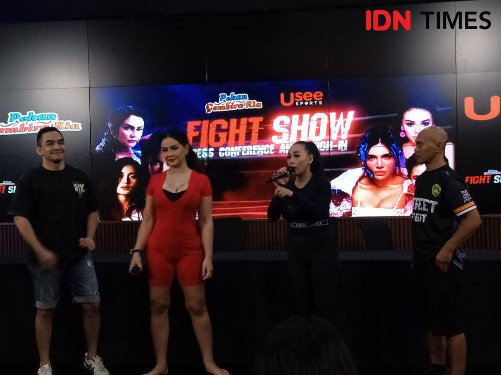 Sesi jumpa pers Fight Show PGR di Jakarta. (IDN Times/Sandy Firdaus)