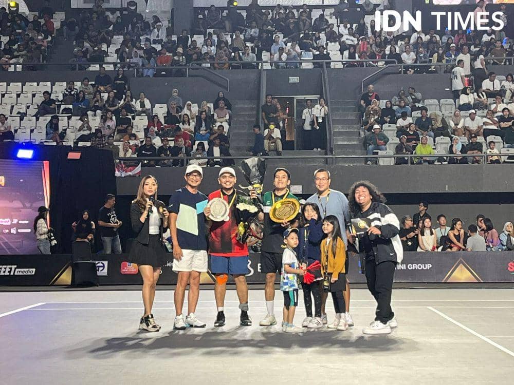Turnamen tenis The Juara oleh Jebreeet Media (IDN Times/Margith Juita Damanik)