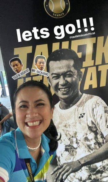 Ami Gumelar dukung Taufik Hidayat (Instagram.com/taufikhidayatofficial)