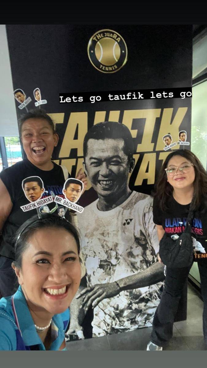 Ami Gumelar dukung Taufik Hidayat (Instagram.com/taufikhidayatofficial)