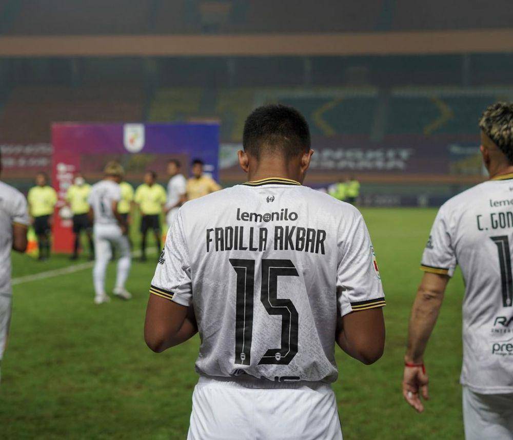 Muhammad Fadila Akbar saat berseragam RANS Nusantara FC (instagram.com/ legob061_sportmedia)