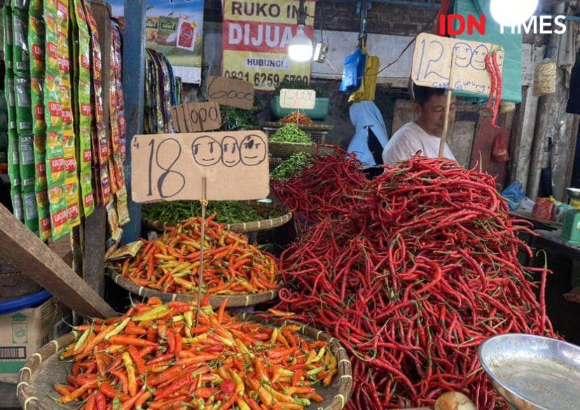 Harga Cabai Caplak Merangkak Naik, Tembus Rp72 Ribu per Kg