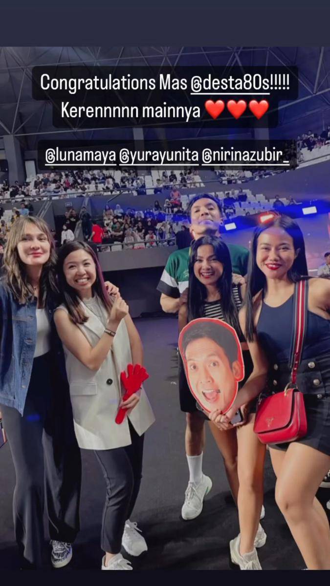 artis di pertandingan The Juara (Instagram.com/lunamaya)