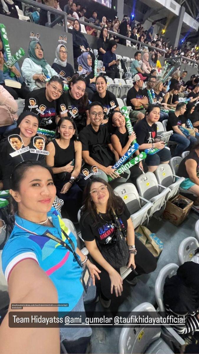 Ami Gumelar dukung Taufik Hidayat (Instagram.com/taufikhidayatofficial)