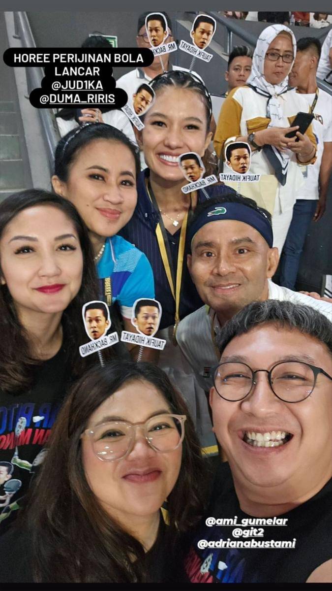 Ami Gumelar dukung Taufik Hidayat (Instagram.com/taufikhidayatofficial)