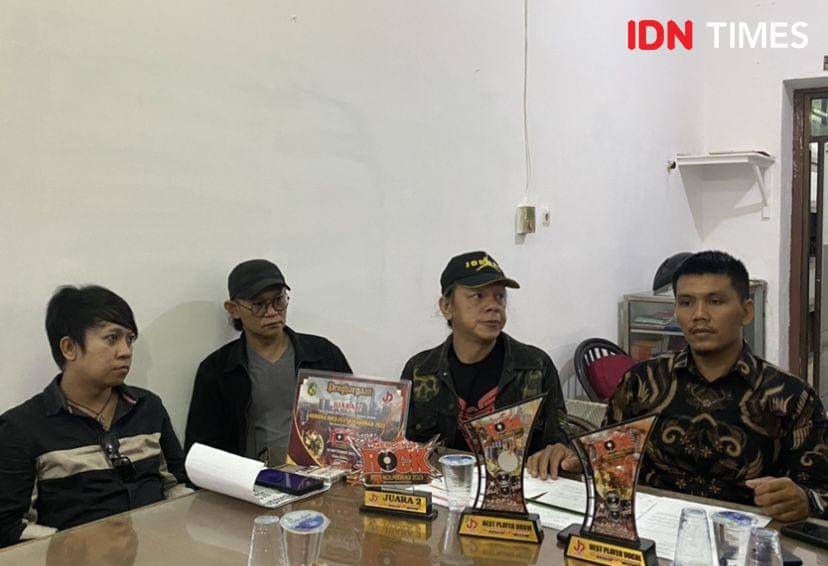 Konprensi pers Musisi Rock bersama LBH Medan (IDN Times/Indah Permata Sari)