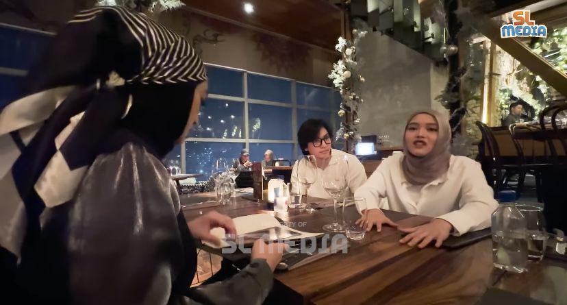 7 Potret Santyka Fauziah Dinner Bersama Anak-anak Sule, Makin Akrab!