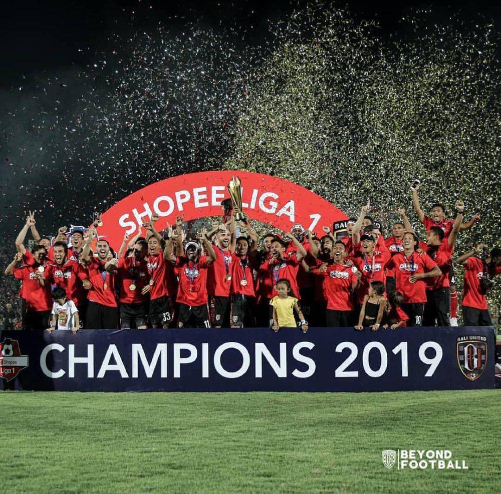 Bali United juara Liga 1 2019 (instagram.com/gunawandwicahyo13)