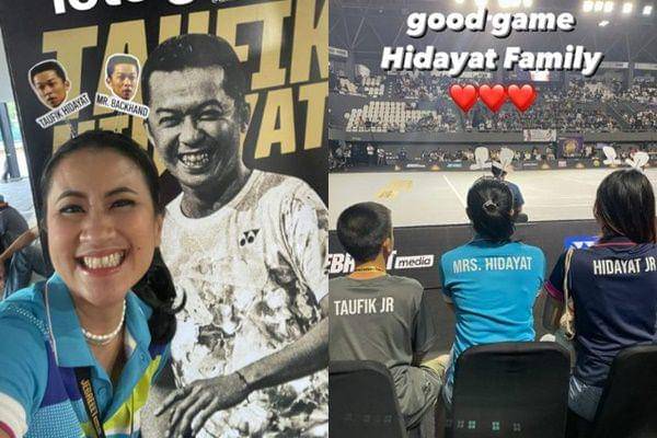 Ami Gumelar dukung Taufik Hidayat (Instagram.com/taufikhidayatofficial)