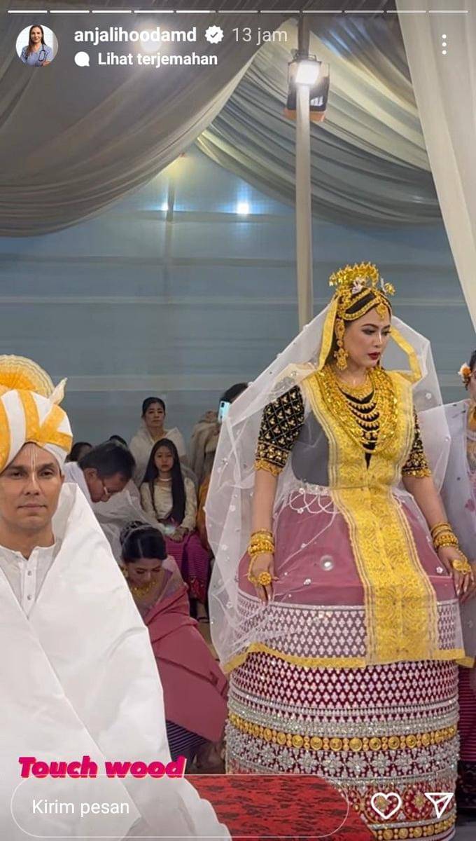 pernikahan Randeep Hooda (instagram.com/anjalihoodamd)