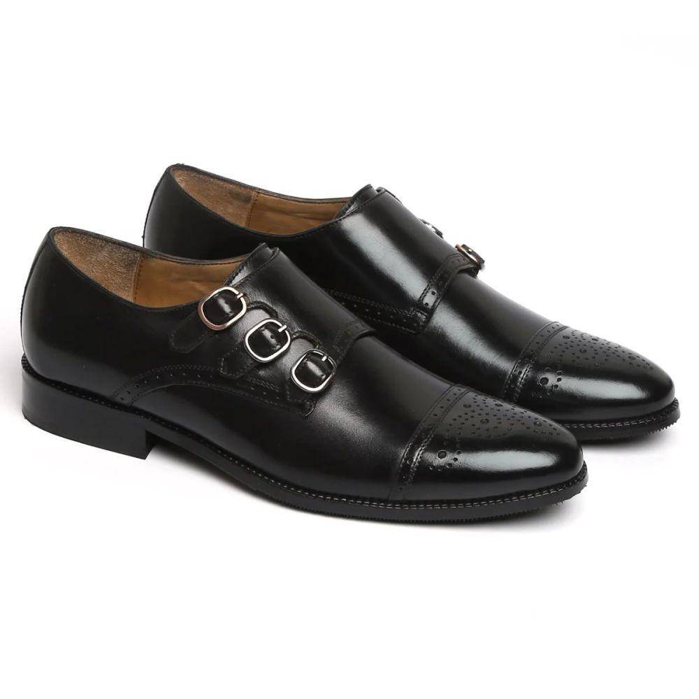 Monk triple strap shoes (voganow.com)