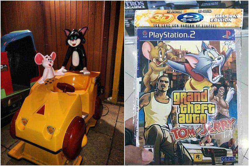 kolase potret barang KW terinspirasi dari Tom and Jerry (reddit.com/user/Pojtke | reddit.com/r/crappyoffbrands)