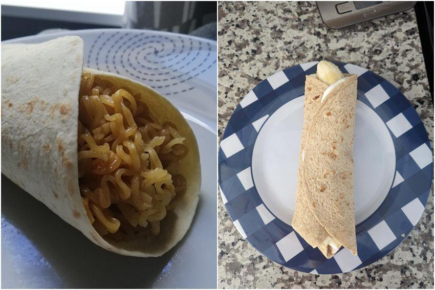 8 Potret Hidangan Burito Nyentrik, Pakai Nasi hingga Mi Instan!