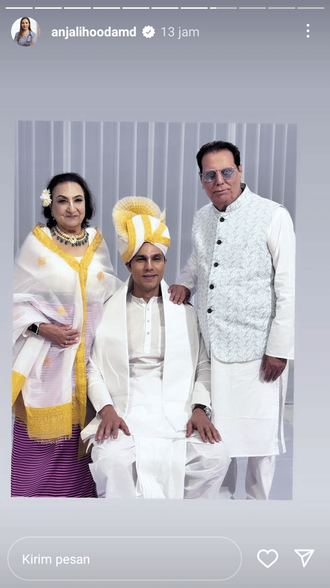 pernikahan Randeep Hooda (instagram.com/anjalihoodamd)