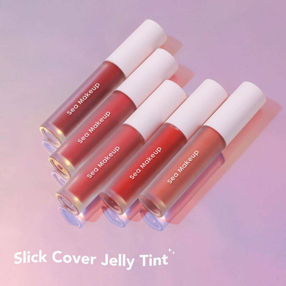 potret Sea Makeup Slick Cover Jelly Tint (instagram.com/seamakeup.id)