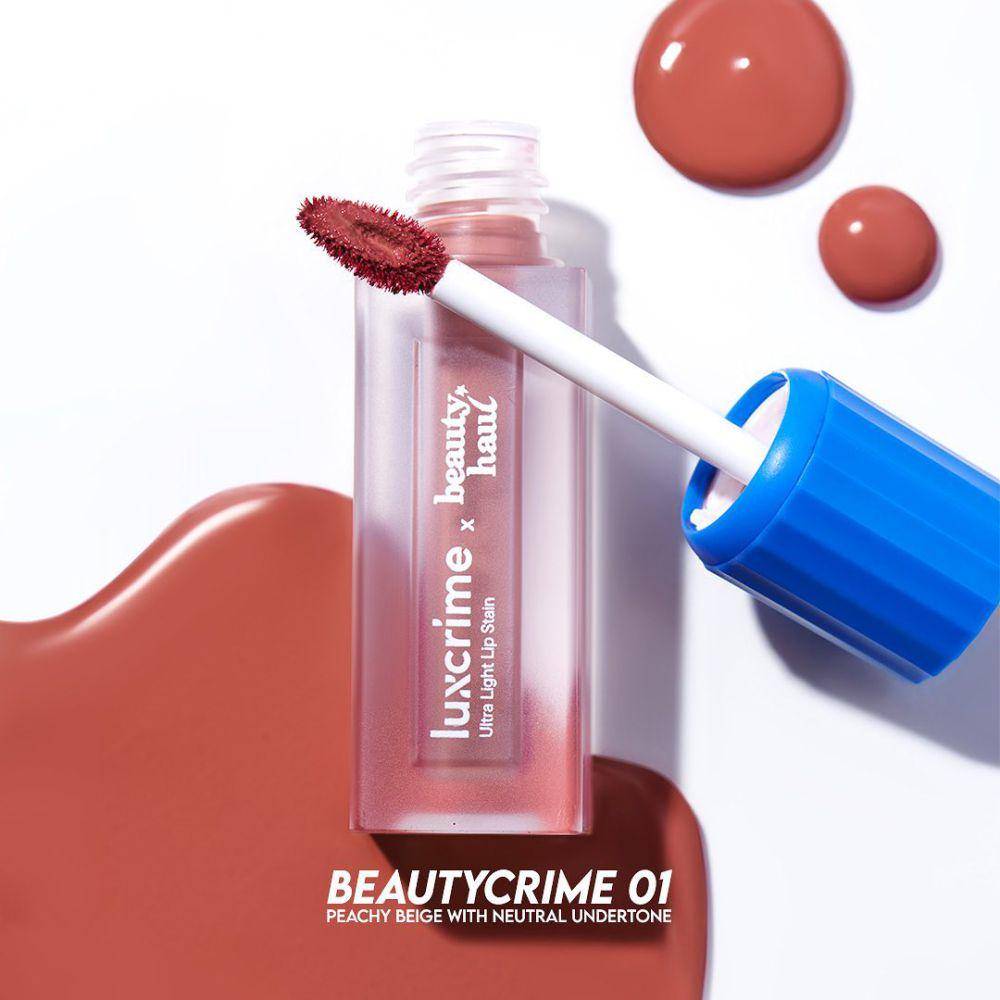 potret Luxcrime Ultra Light Lip Stain x Beauty Haul (instagram.com/luxcrime_id)