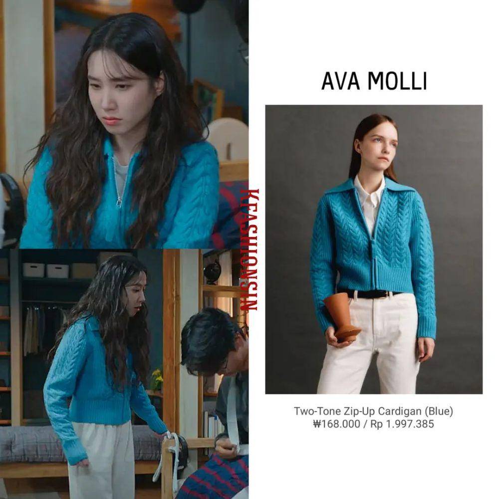 harga outfit Park Eun Bin di Drama Castaway Diva (instagram.com/kfashionsin)