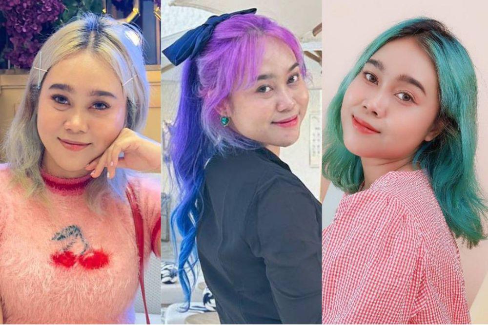 9 Ide Hair Color Unik ala Yunika Fedianti, Siap jadi Pusat Perhatian!