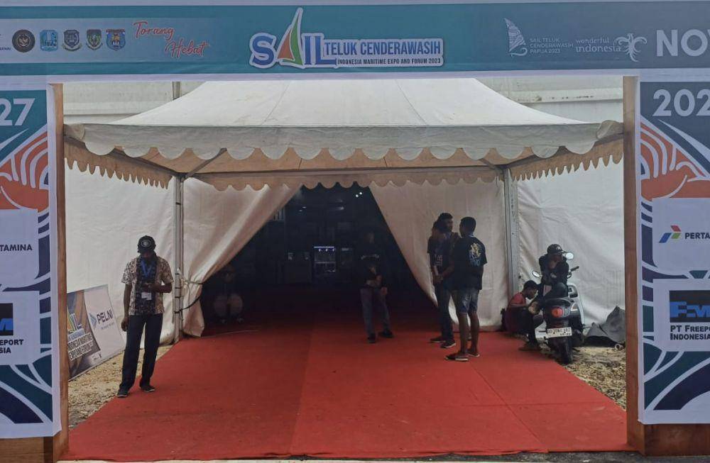 Sail Teluk Cenderawasih Indonesia Maritime Expo and Forum (SIMEF) 2023. (dok. Pelindo)