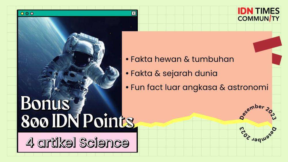Kumpulan bonus IDN Points IDN Times Community (IDN Times/Sukma Mardya Shakti)