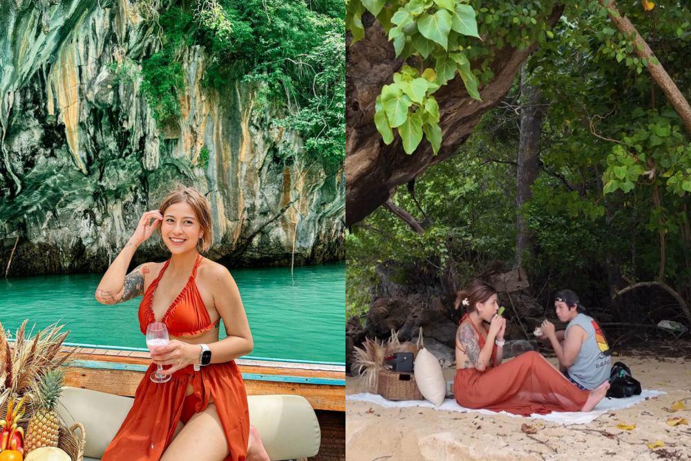 10 Potret Karin Novilda dan Jonathan ke Krabi, Sambil Rayakan Ultah!