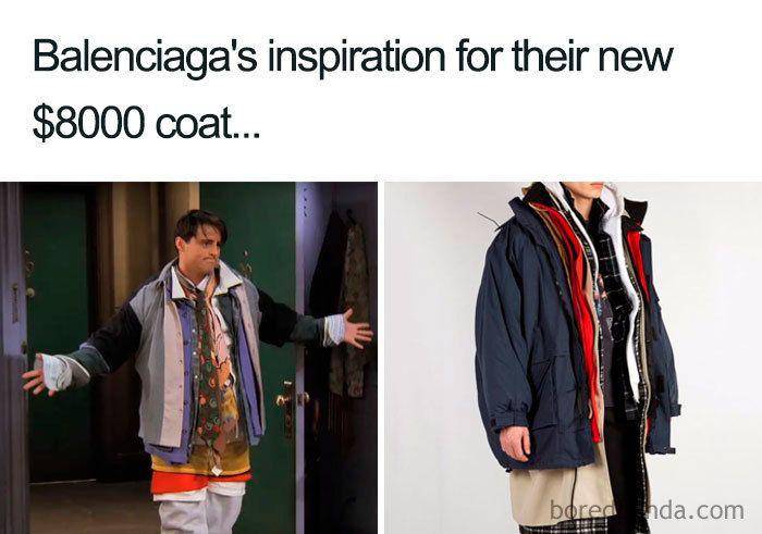 Seseorang memakai jaket bertumpuk (boredpanda.com)