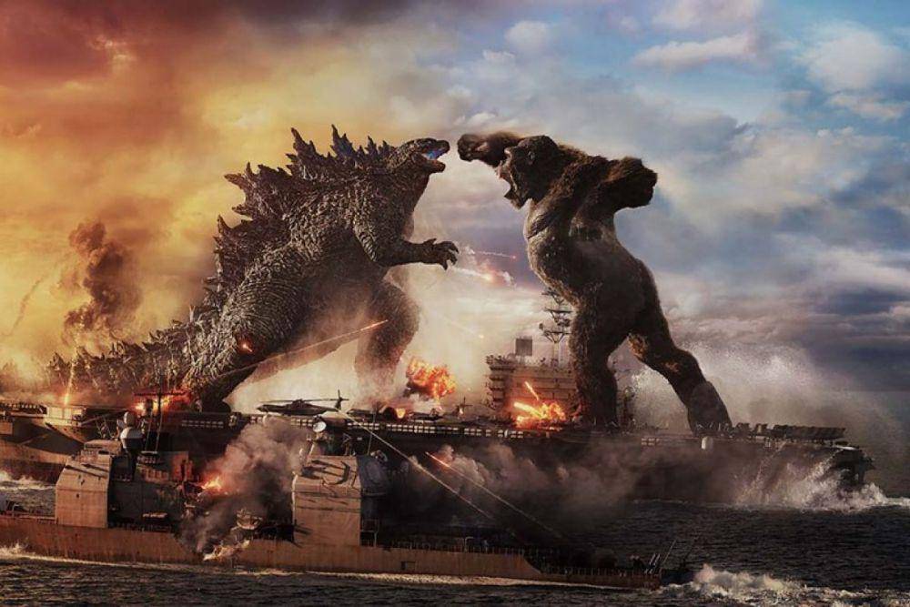 adegan dalam film Godzilla vs. Kong (dok. Warner Bros. Pictures/Godzilla vs. Kong)