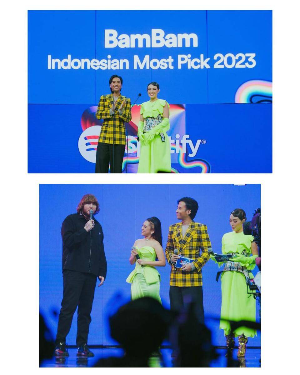 potret Vidi Aldiano di acara Spotify Wrapped Indonesia 2023 (instagram.com/vidialdiano)