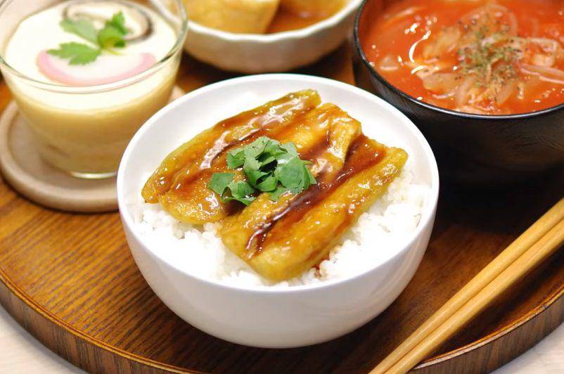 ilustrasi glaze grilled bowl (YouTube.com/JAPANESE COOKING CHANNEL)