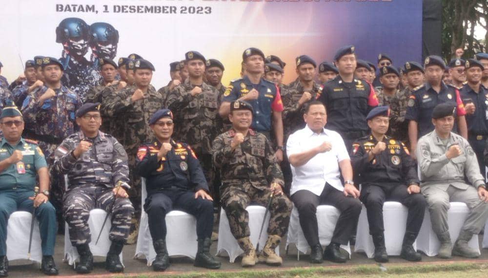 Apel operasi bersama pengawasan dan penindakan penyelundupan Benih Bening Lobster di kantor PSDKP Batam (IDN Times / Putra Gema Pamungkas)