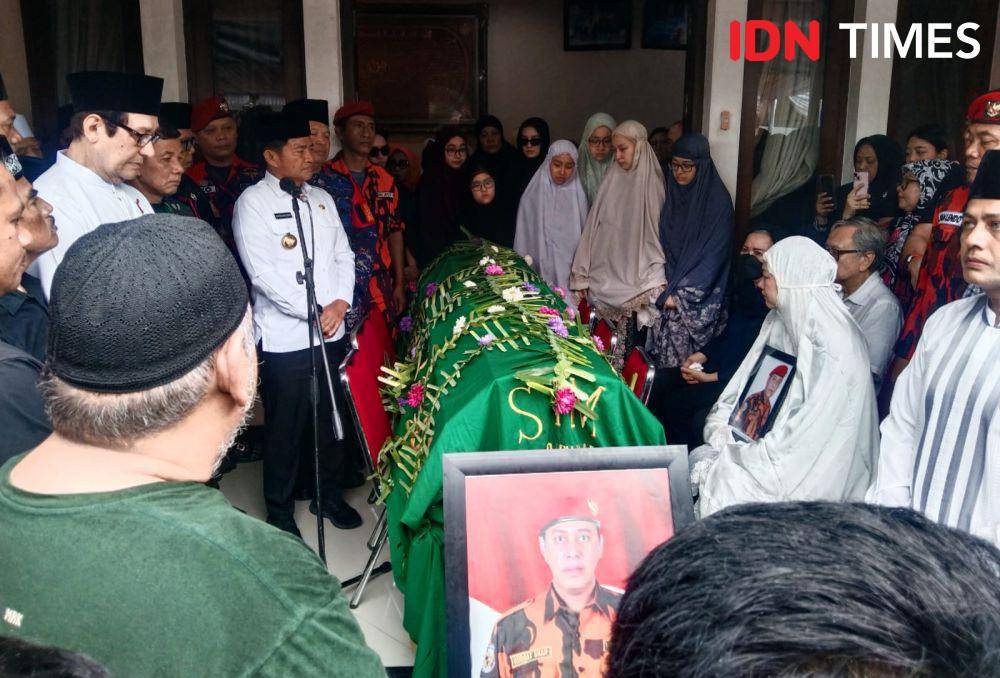 Pj Gubernur Sumut, Hassanudin, menyampaikan bela sungkawanya (IDN Times/Eko Agus Herianto)
