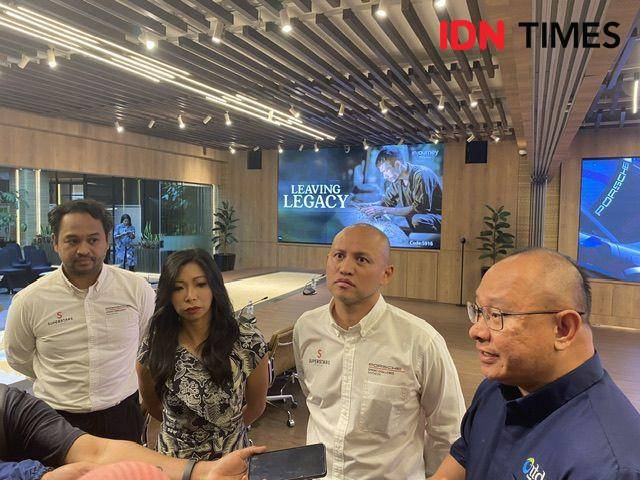 Konferensi pers penyelenggaraan Porsche Sprint Challenge Indonesia. (IDN Times/Vadhia Lidyana)