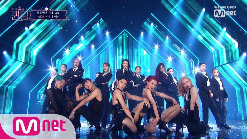 cuplikan penampilan AOA (youtube.com/Mnet K-POP)
