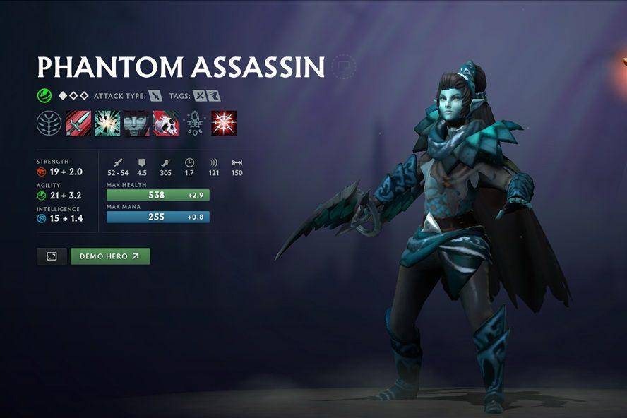 Hero Phantom Assassin (dok. Valve/Dota 2)
