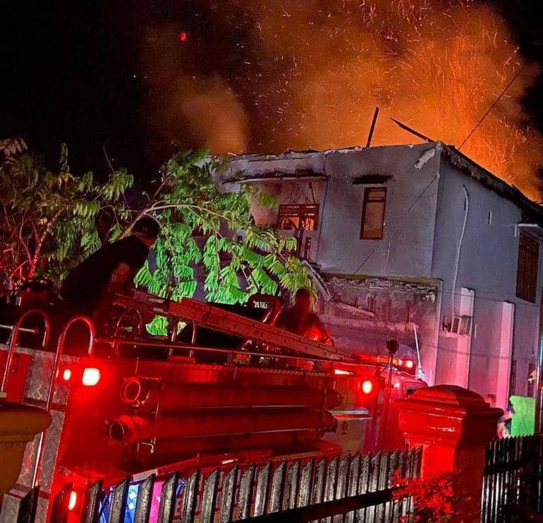 (Kebakaran hebat yang terjadi di Baturaja Kabupaten OKU) IDN Times/istimewa