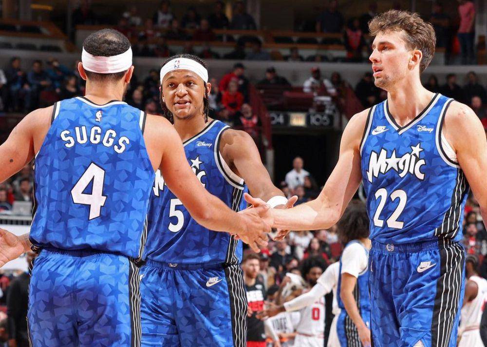 Jalen Suggs (4), Paolo Banchero (5), dan Franz Wagner (22). (instagram.com/nbaeurope)