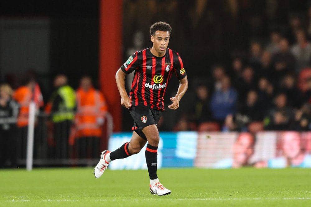 Tyler Adams saat membela Bournemouth. (instagram.com/tyler.adams)