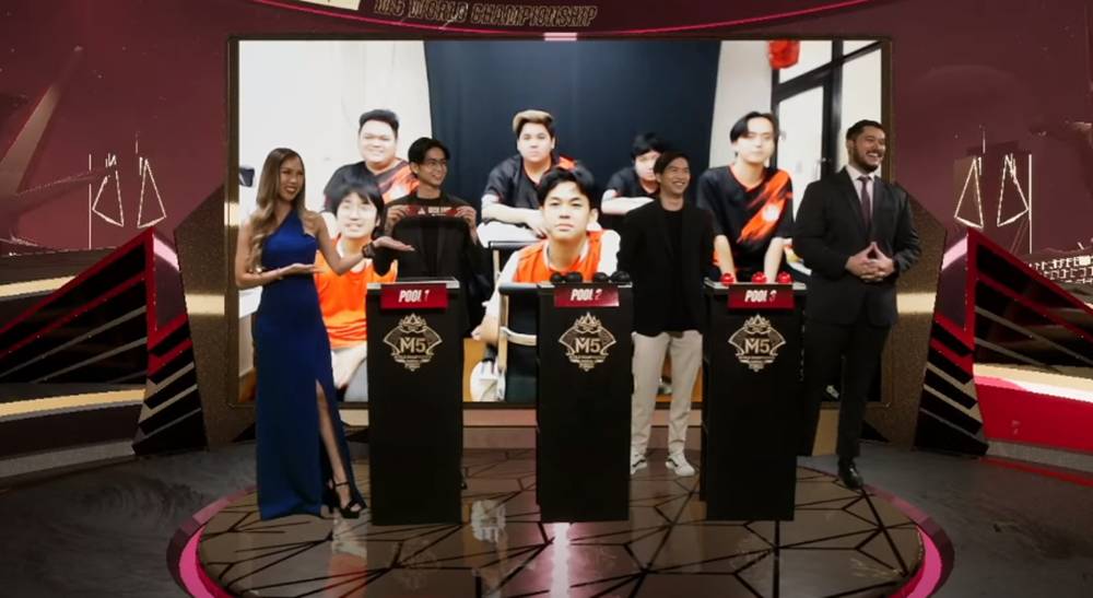 penentuan pertandingan lewat group draw. (youtube.com/Mobile Legends: Bang Bang)