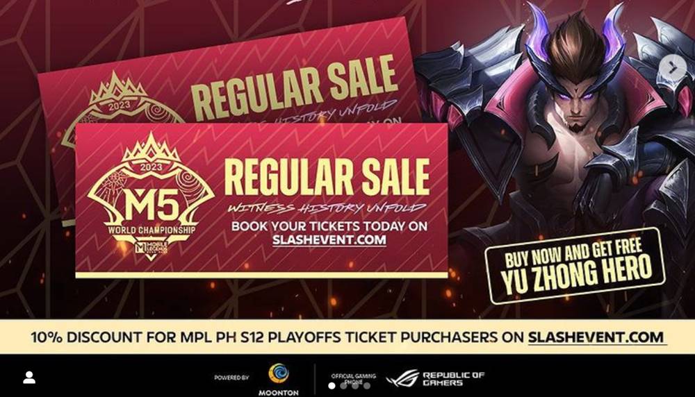 cara membeli tiket M5 (instagram.com/mlbbesports_official)